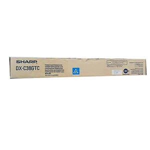 Afbeelding van Sharp DX-C38GTC toner cartridge cyaan (origineel)