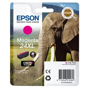 Afbeelding van Epson T2433 nr. 24XL inktcartridge magenta hoge capaciteit (origineel)