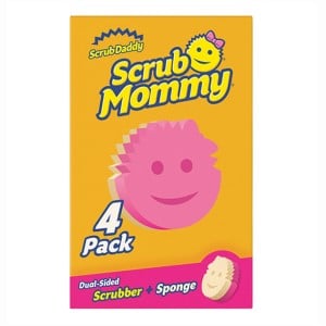 Afbeelding van Scrub Daddy | Scrub Mommy sponzen | roze | 4 stuks