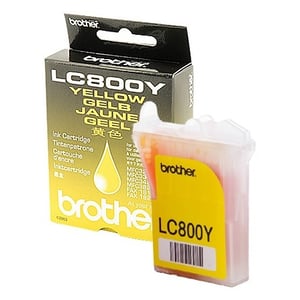 Afbeelding van Brother LC-800Y inktcartridge geel (origineel)