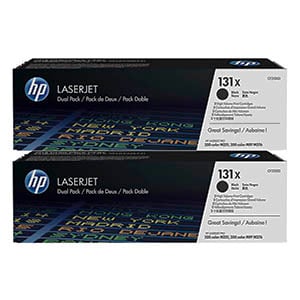 Afbeelding van HP 131X (CF210XD) toner cartridge zwart hoge capaciteit 2 stuks (origineel)