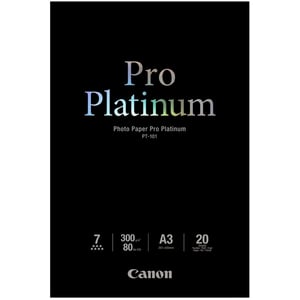 Afbeelding van Canon PT-101 pro platinum fotopapier | glanzend | A3 | 300 gr. | 20 vel