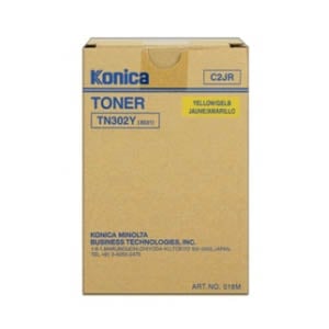 Afbeelding van Konica TN-302Y (018M) toner cartridge geel (origineel)