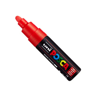 Afbeelding van POSCA PC-7M verfmarker | rood | ronde punt | 4,5 - 5,5 mm