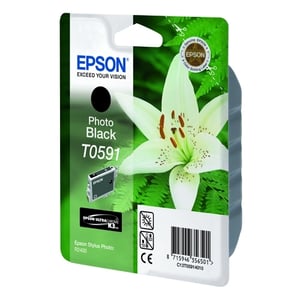 Afbeelding van Epson T0591 inktcartridge zwart (origineel)