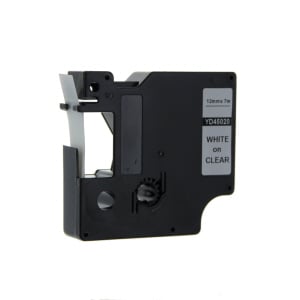 Afbeelding van DYMO S0720600 / 45020 tape wit op transparant 12mm (huismerk)