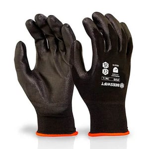 Afbeelding van Click handschoenen | polyester | zwart | maat L | 10 paar