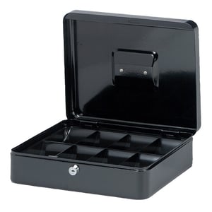 Afbeelding van Maul 5611490 stalen geldkist | metaal | zwart | met slot