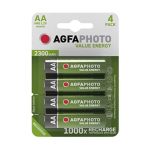 Afbeelding van Agfaphoto batterij Mignon AA | oplaadbaar | 4 stuks
