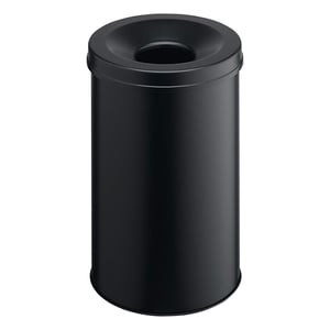 Afbeelding van Durable 330601 SAFE vuilnisbak | metaal | zwart | 30 liter