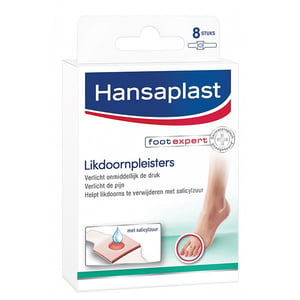 Afbeelding van Hansaplast likdoornpleisters | voeten | 8 stuks