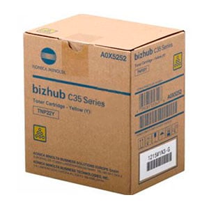 Afbeelding van Konica Minolta TNP-22Y (A0X5252) toner cartridge geel (origineel)