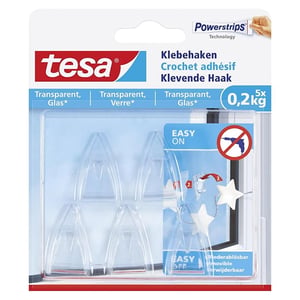 Afbeelding van Tesa 77734-00000-00 zelfklevende haken | niet-permanent | tot 200 gram (per haak) | 5 stuks