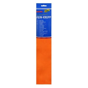 Afbeelding van Folia crêpepapier | 250 x 50 cm | lichtoranje