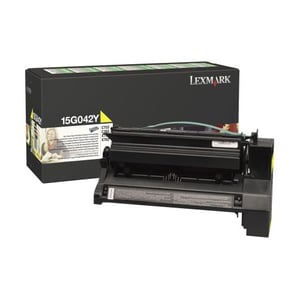 Afbeelding van Lexmark 15G042Y toner cartridge geel hoge capaciteit (origineel)