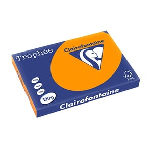 Afbeelding van Clairefontaine papier | feloranje | A3 | 120 gr. | 250 vel