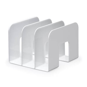 Afbeelding van Durable tijdschriftenhouder | kunststof | wit | 215x210x165mm