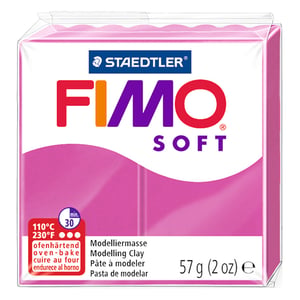 Afbeelding van Fimo 8020-22 klei soft | boetseerklei | framboos | 57 gram