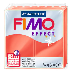 Afbeelding van Fimo 8020-104 klei effect | transparant rood | 57 gram