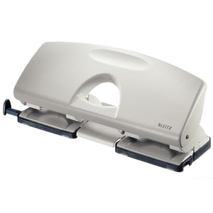 Afbeelding van Leitz 5012 perforator | staal & aluminium | grijs | 4-gaats | tot 25 vel