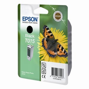 Afbeelding van Epson T015 inktcartridge zwart (origineel)