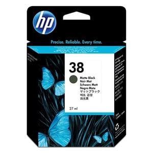 Afbeelding van HP C9412A nr. 38 inktcartridge mat zwart (origineel)