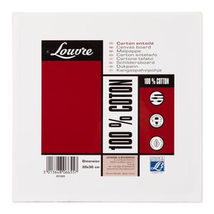 Afbeelding van Lefranc Bourgeois Louvre canvas board | katoen | wit