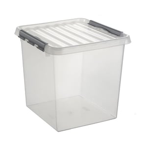 Afbeelding van Sunware Q-line opbergdoos | transparant | 38 liter (tweede kans)