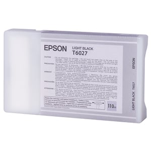 Afbeelding van Epson T6027 inktcartridge licht zwart (origineel)