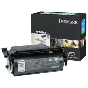 Afbeelding van Lexmark 12A6865 toner cartridge zwart (origineel)