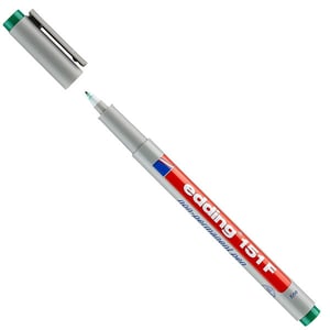 Afbeelding van Edding 151F OHP marker | groen | ronde punt | 0,6 mm
