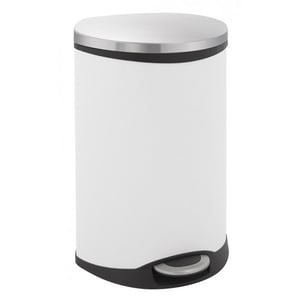 Afbeelding van EKO Shell Bin pedaalemmer | wit | 50 liter