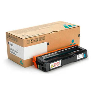 Afbeelding van Ricoh 407717 toner cartridge cyaan hoge capaciteit (origineel)