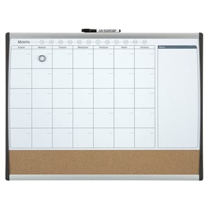 Afbeelding van Rexel Quartet duobord whiteboard met maandplanner | magnetisch