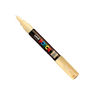Afbeelding van POSCA PC-1MC verfmarker | beige | conische punt | 0,7 - 1 mm