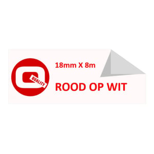 Afbeelding van Brother TZe-242 tape rood op wit 18mm (huismerk)