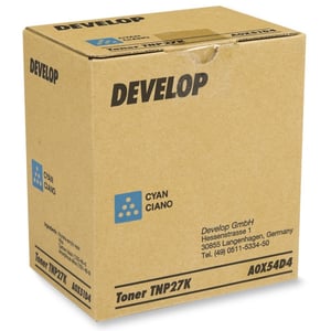 Afbeelding van Develop TNP-27C (A0X54D4) toner cartridge cyaan (origineel)