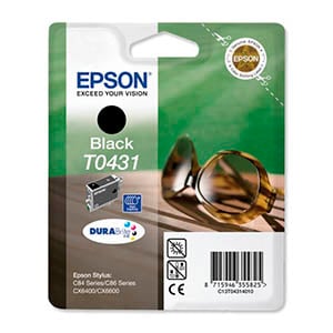 Afbeelding van Epson T0431 inktcartridge zwart (origineel)