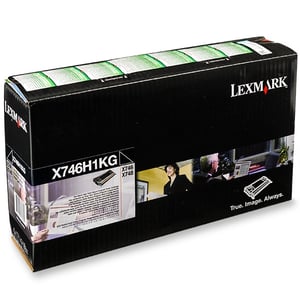 Afbeelding van Lexmark X746H1KG toner cartridge zwart hoge capaciteit (origineel)