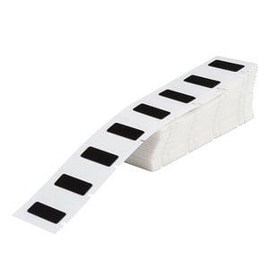 Afbeelding van Brady M71EP-6-7593-BK gelamineerde polyester labels zwart | 45,00 mm x 15,00 mm (origineel)