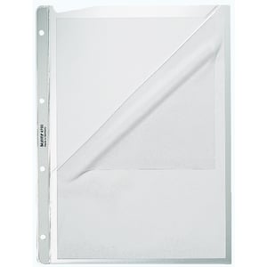 Afbeelding van Leitz premium showtas | transparant | A4 | 4-gaats | 130 micron | 100 stuks