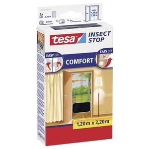 Afbeelding van Tesa vliegenhor Insect Stop | comfort | deur | 2 x 65 x 220 cm | zwart