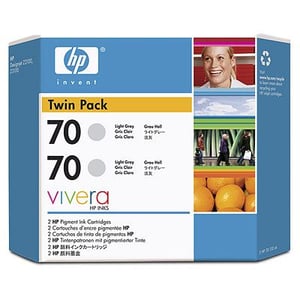 Afbeelding van HP 70 (CB342A) duopak lichtgrijs
