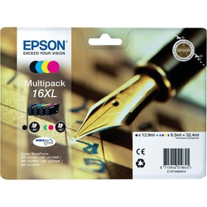 Afbeelding van Epson T1636 nr. 16XL BK/C/M/Y serie (origineel)