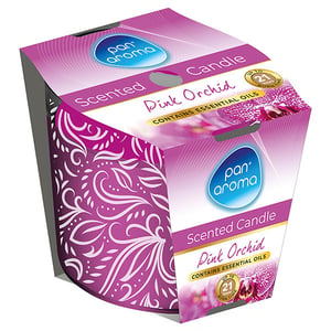 Afbeelding van Pan Aroma Geurkaars | Pink Orchid | 250 gram