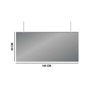 Afbeelding van Jalema 7999811 afscheidingsscherm hangend | transparant | flexibel
