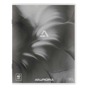 Afbeelding van Aurora schrift | A5 | gelinieerd | 90 gr. | 36 vel | grijs