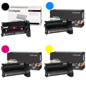 Afbeelding van Lexmark bundel 10B041serie (bl+ c+ m+ y)