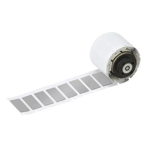 Afbeelding van Brady M6-02-7593-SL polyester labels zilver | 27 mm x 12,45 mm (origineel)