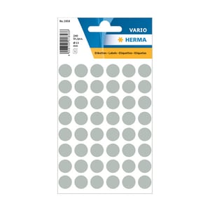 Afbeelding van Herma 1858 markeringspunten | 13 mm | grijs | 240 etiketten